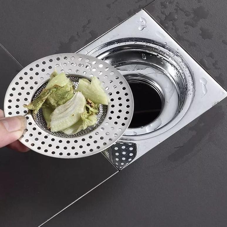 ORIGINAL` GARANSI MJ88 Saringan Air Kamar Mandi Stainless Sink Filter Strainer Wastafel/Saringan Pen