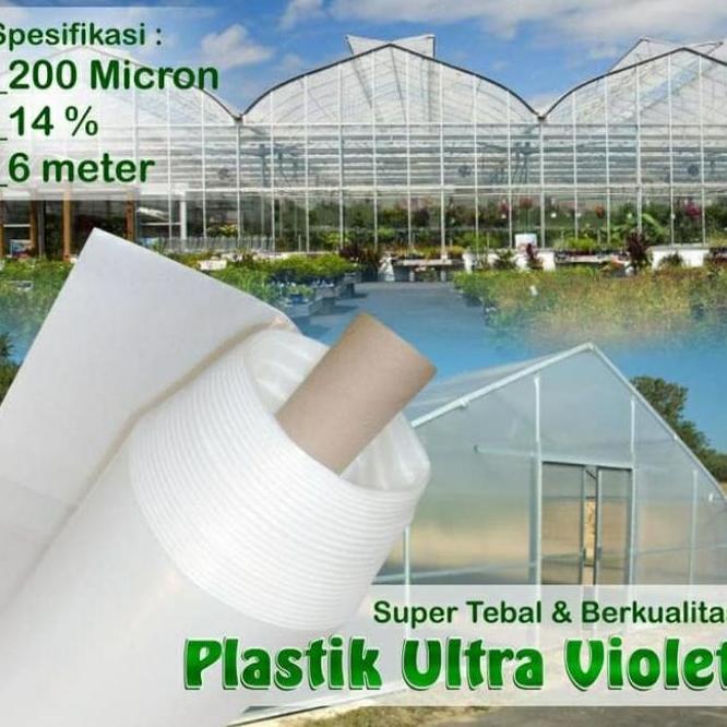 HARGA DISC - Plastik UV Lebar 6 Meter 14% 200 Micron 1 Roll