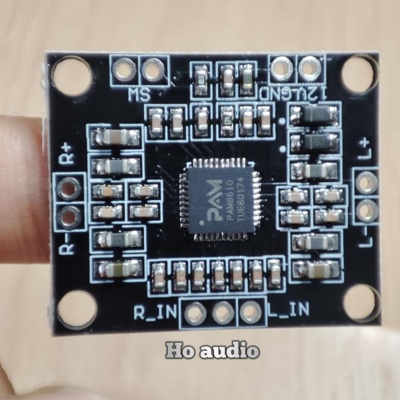 AudioWhell- kit power ampli mini 12v stereo class d pam8610
