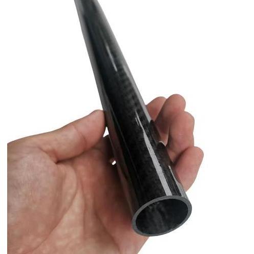 50cm Carbon Tube Pipa Karbon Diameter OD 30mm ID 26mm 3K 30x26mm glosy Kode 210