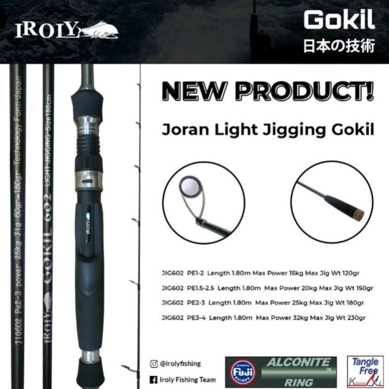 READYGan- Joran iroly GOKIL 180 cm - Jig Series