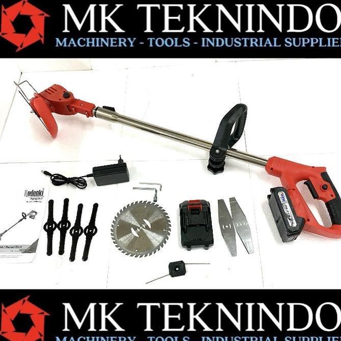 TERBARU - Mesin Potong Rumput Baterai Cordless Grass Trimmer Cutter Pemotong Cas
