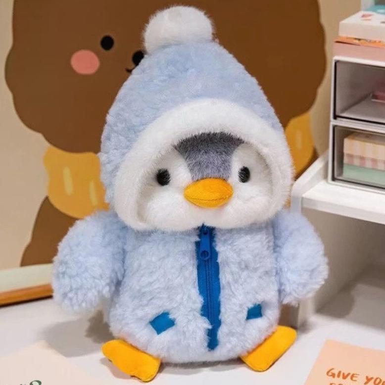 BIG PROMO [ CODREADY ] 25CM BONEKA PENGUIN LUCU ESTETIK HADIAH ULANG TAHUN ANAK BONEKA IMUT LEMBUT -