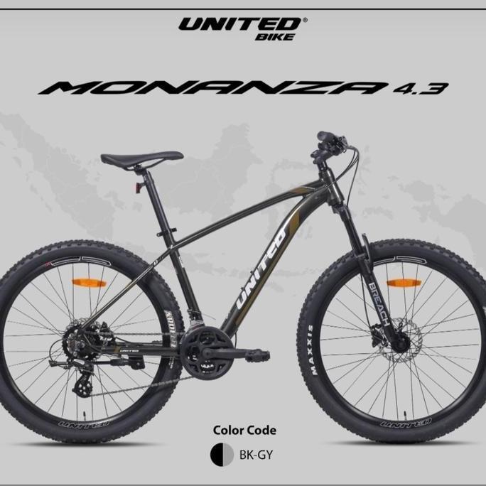 Terlaris Sepeda Mtb 27,5 Inch United Monanza 4.3 Frame Alloy