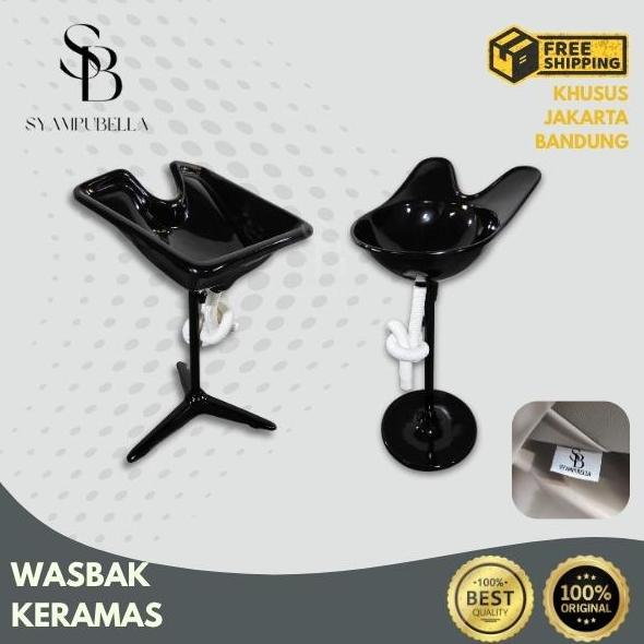 Wasbak Keramas Portable / Wasbak Tangkai / Wasbak Cuci Rambut