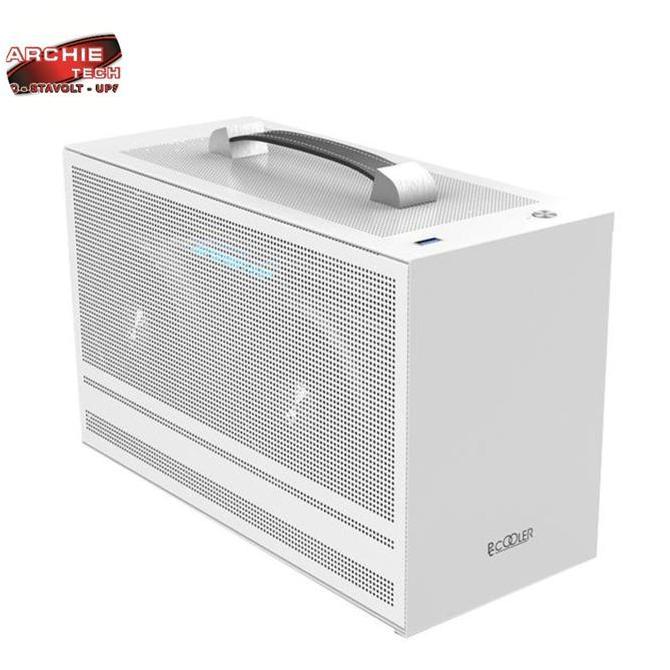 promo PCCOOLER Mini PC i100 PRO MESH MINI ITX Case + Riser terlaris