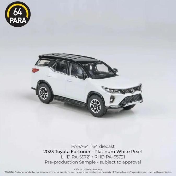 Diecast Para64 Toyota Fortuner Pb65721 Restock
