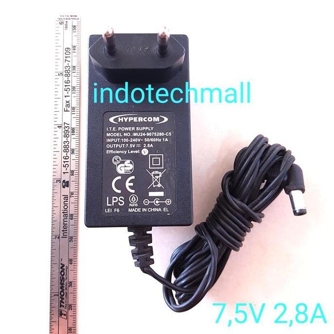 promo Adaptor 7,5V 2,8A Hypercom terlaris
