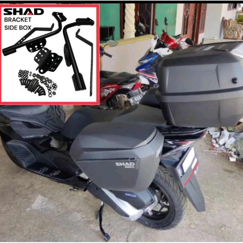 SHAD SH23 BOX SAMPING SH23 PLUS BREKET BOX SIDE BOX SH23 BOX SAMPING SHAD SH23 SIDE BOX