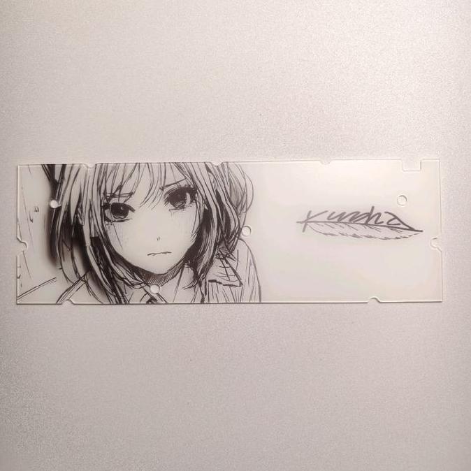 Plate Keyboard GH60 Back Plate for Magnetic Keyboard fit for Hole60 / BIB H60 Star Terlaris