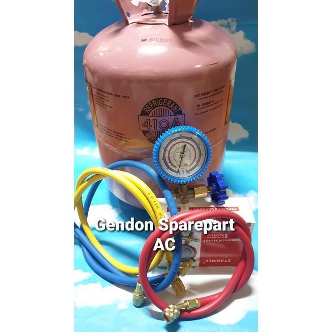 Paket Isi ac R410a 1 Kg tinggal pake langsung dingin r410 Promo