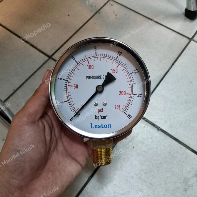 16 Bar pressure gauge 4inch LESTON