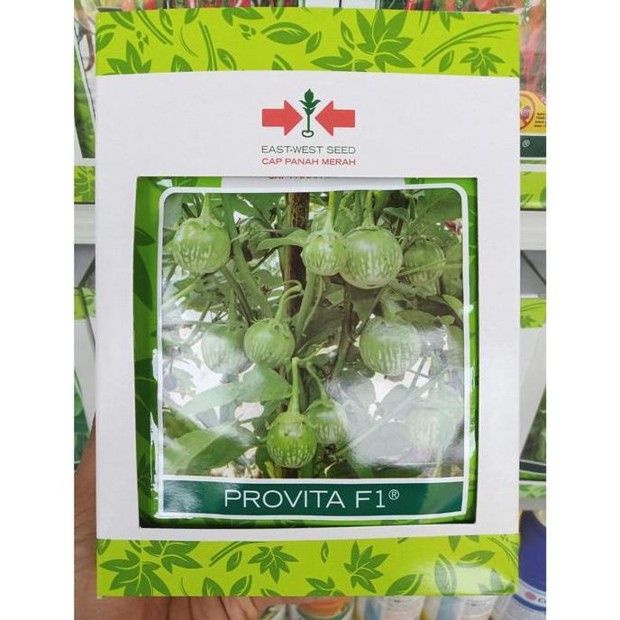 Best- Benih Terong Lalap PROVITA F1 1100 Biji - Bibit Cap Panah Merah