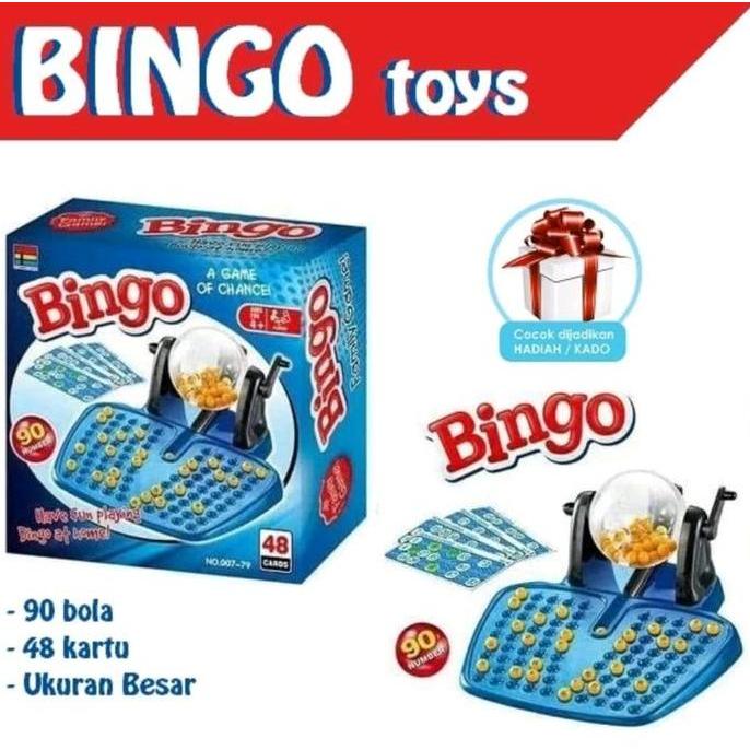 BINGO CAGE BIG SIZE MAINAN ROLLER BOLA UNDIAN MAINAN BOARD GAME ANAK MAINAN EDUKASI HADIAH KADO PERM