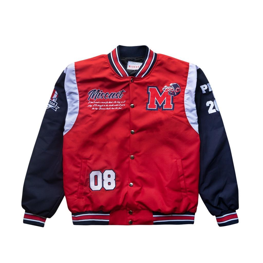 Miscast Varsity Jaket Vintage Eternal Red