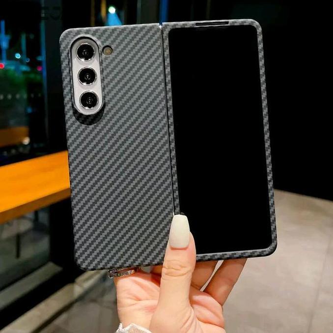 Premium Casing For SAMSUNG For Z FOLD 3 4 5 6 7 5G Carbon Hard Case ZFold ZFold3 ZFold4 ZFold5 ZFold
