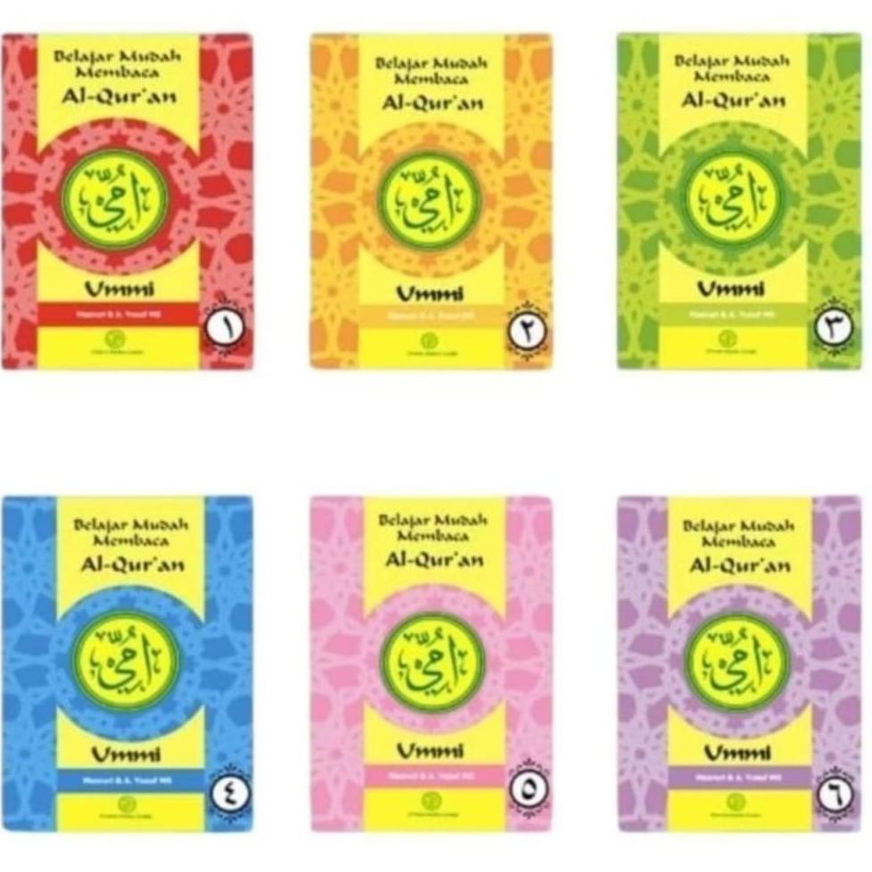 Kitab Ummi Jilid 123456, Tajwid Dasar,Ghoribul Qur'An, Pra Tk Dan Prestasi Ummi