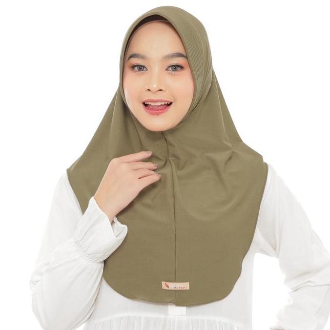 New- Maysaron Hijab Sport Size M Medium Menutup Dada Kerudung Bahan Spandex Jersey Pad Busa Tebal  S
