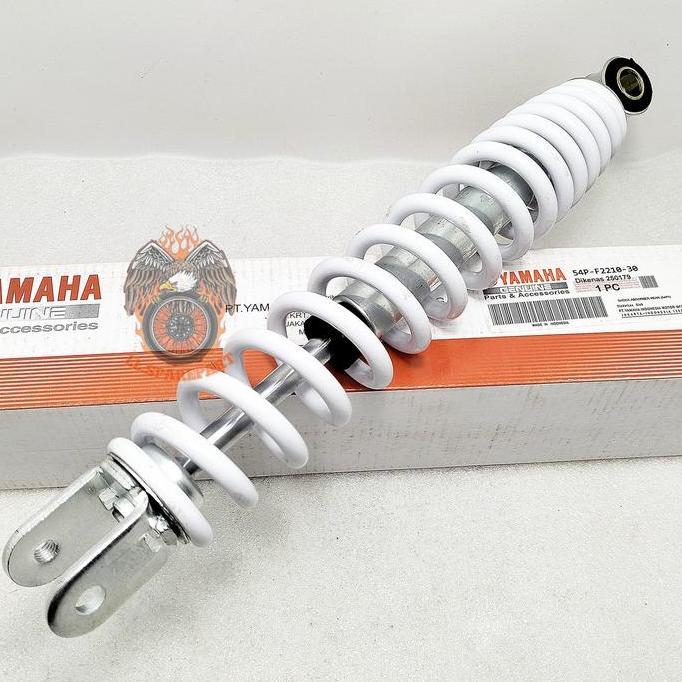 Shockbreaker Shock Belakang Yamaha 54P Putih Kualitas Asli Original Mio Gt Mio J M3 S Z Xeon Fino 12