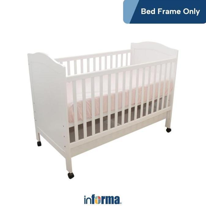 TERMURAH Informa Vivienne Tempat Tidur Bayi - Putih Kotak Tidur Ranjang Balita Tempat Istirahat Kasu