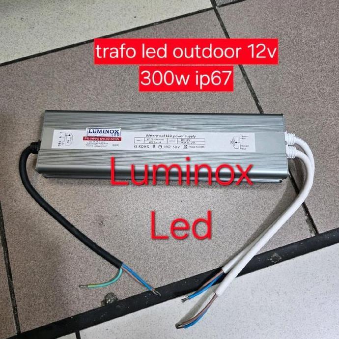 Promo trafo led 12v 12volt 300w 300watt / driver led 12v 300w 300 w outdoor ip67 Diskon