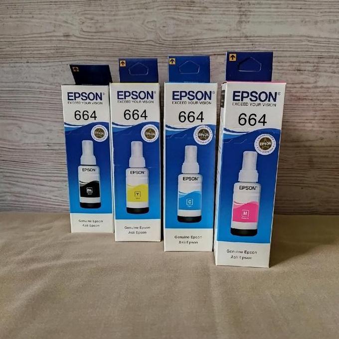 Tinta Epson 664 1 Set / Warna -For L110,L120,L310,L360,L385 Printer Terlaris