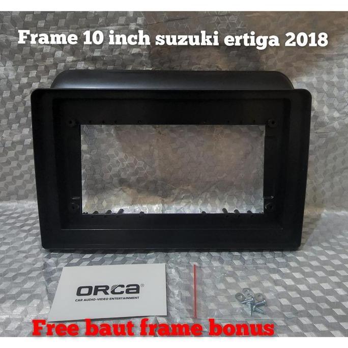 frame head unit android 10 inch mobil suzuki ertiga 2018 READY