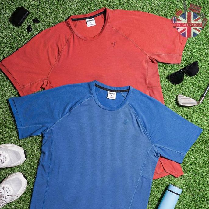 Gymshark Men Shirt Collection Kaos Olahraga Pria [100% Original UK] Terlaris