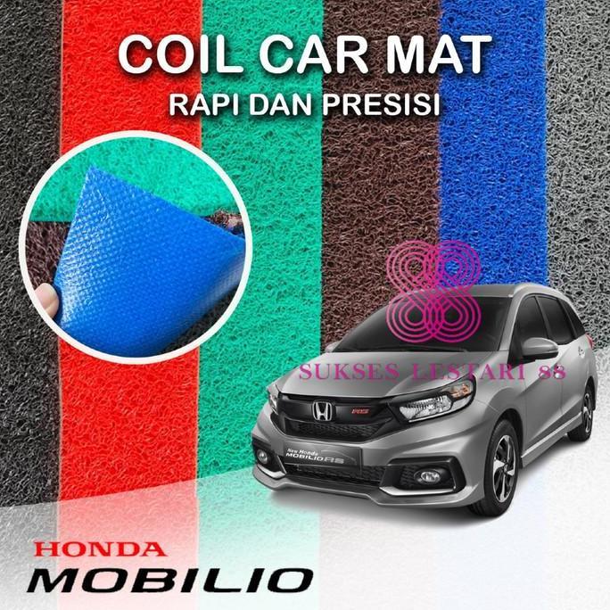 Karpet Mobil Premium Honda Mobilio Mie Bihun 1 Warna - Merah, Tanpa Bagasi Harga Khusus