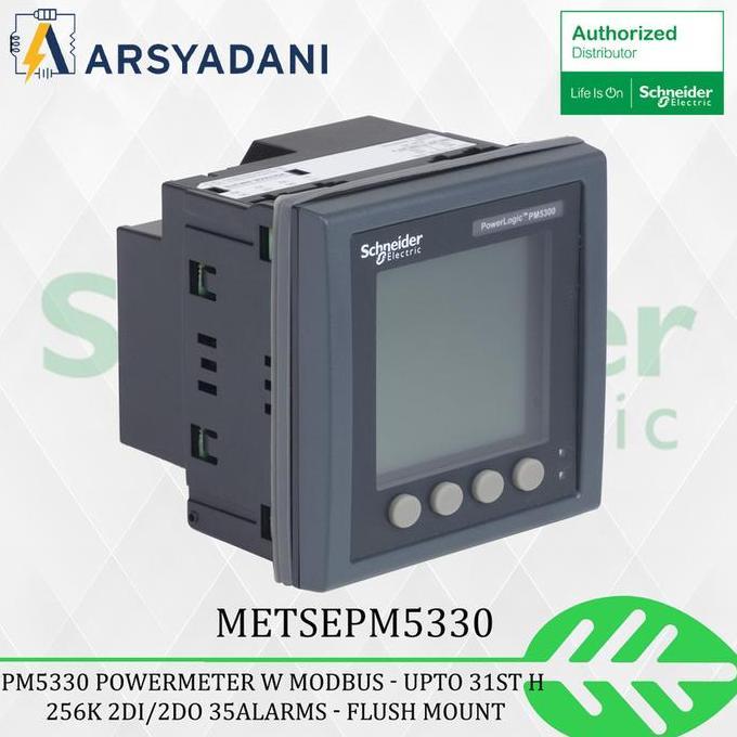 Promo SCHNEIDER - METSEPM5330 -  PM5330 powermeter w modbus power  20  amper power  smps Diskon