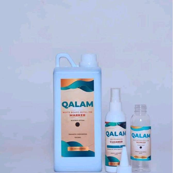 Tinta Spidol Whiteboard QALAM Refill tinta isi ulang spidol Papan Promo