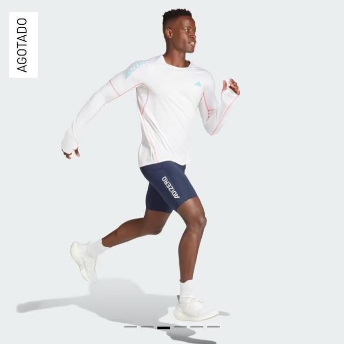 Adidas Celana Lari Adizero Legging Short Tight Pria Original Sale Kode Art Im4167 Navy & Ik9731 Blac