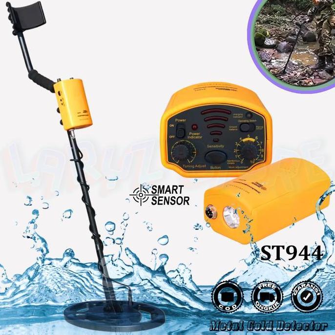 Metal Gold Detector Digital ST 944 Alat Detektor 1.8 Meter Pendeteksi Emas Besi Logam Bawah Tanah An
