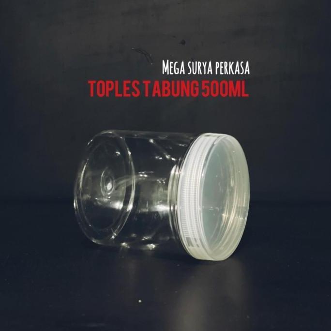 Good- Toples Tabung 500 ml/Toples 500 ml/Toples kue/Toples Plastik