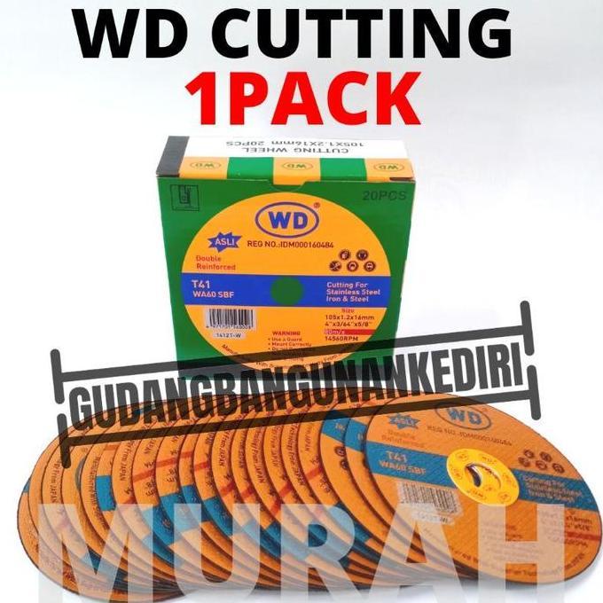 Good- [1 PACK] WD gerinda potong 1 box pack / batu gerinda potong WD / batu potong WD / WD 4 / WD cu