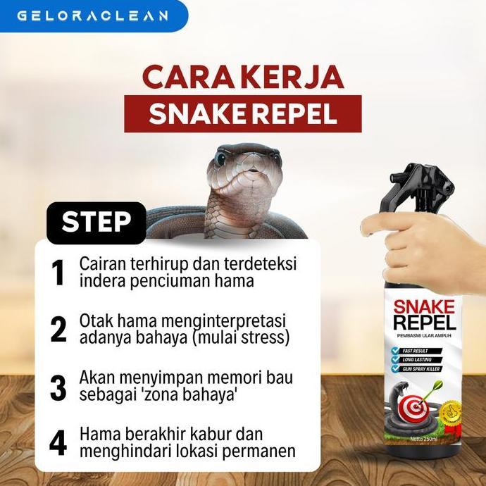 Ytta- [Top 1 Terlaris] Pembasmi Ular Snake Repel Basmi Ular Tanpa Racun Penangkal Ular Masuk Rumah A