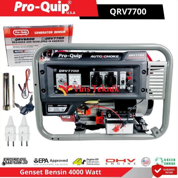 Diskon Proquip Qrv7700 Mesin Genset Listrik Genset Bensin Generator Genset Qrv 7700