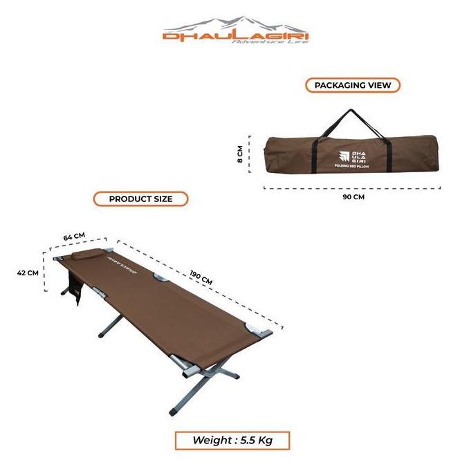 Velbed Lipat Ranjang lipat Outdoor Folding bed