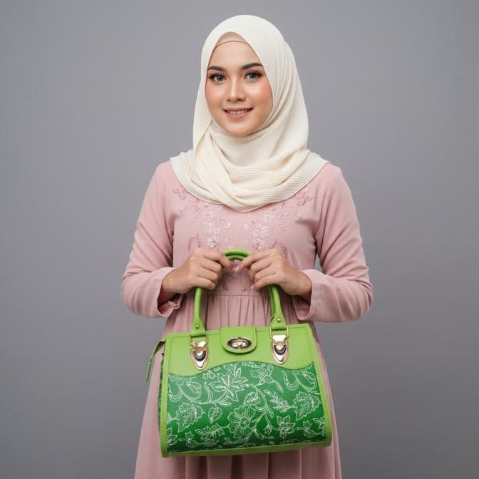 New- Tas Fatayat Nu Elegan Praktis Bahan Batik Fatayat Nu Totebag Wanita