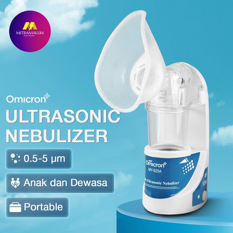 Alat Uap Pernafasan Asma | Alat Uap Nebulizer | inhaler hidung Bayi-Dewasa  MY-520A - White
