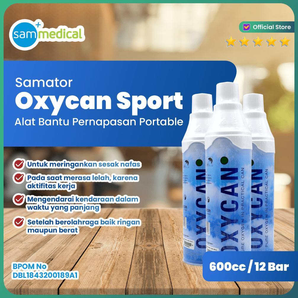 Oxycan Sport 600cc / Oksigen Traveling / Oxican / Sesak Nafas / Asma / Gangguan Pernafasan