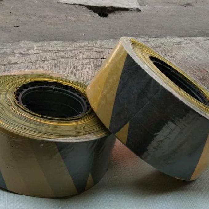 Police Line 3"300m / Baricade Line Police Line Hitam Kuning Promo