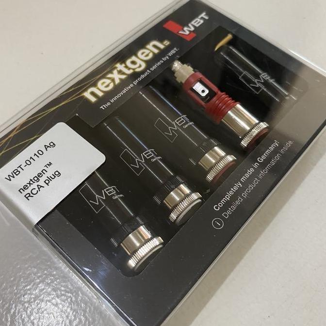 Promo Jack RCA WBT nextgen Silver 0110 Ag , wbt-0110ag RCA plug / konektor Diskon