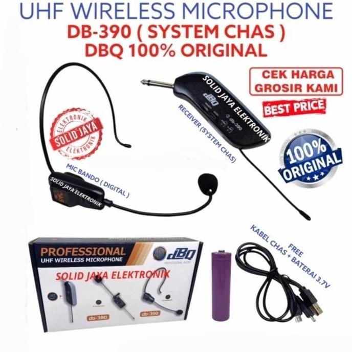 Volk- Mic Wireless Dbq Db390 Model Bando Berkualitas