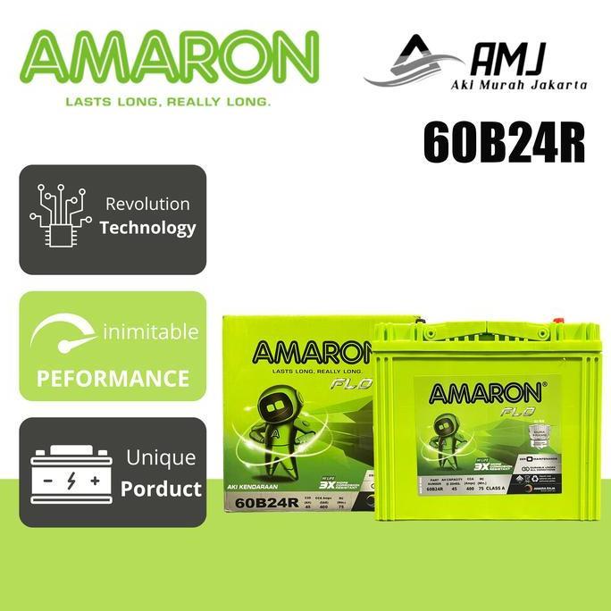 Amaron Hi Life Flo Aki Mobil Daihatsu Terios NS60 / 60B24R - 45Ah Aki Kering