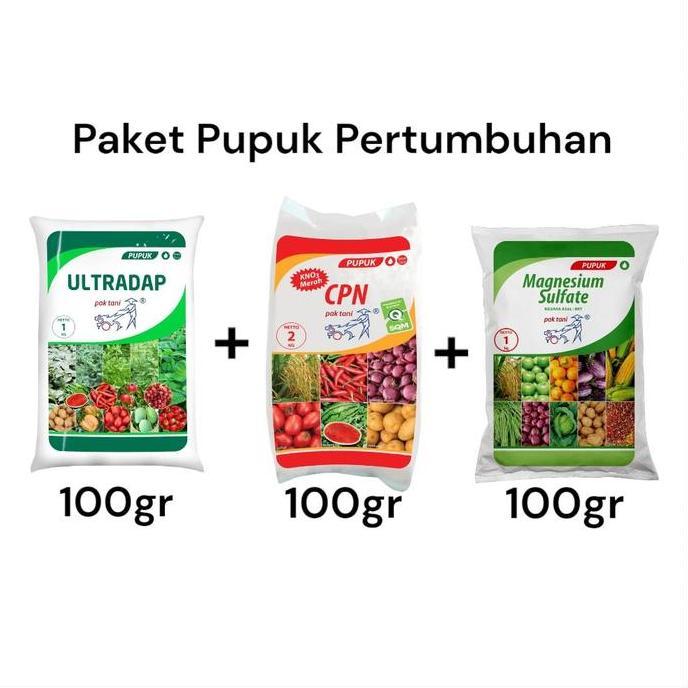 Grdn- Paket Pupuk Pertumbuhan  Pupuk Pertumbuhan Vegetatif Kno3Merah Ultradap Magnesium [@100Gr ]Tan