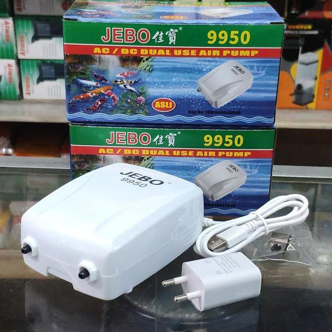 ORIGINAL AC/DC rechargeable Jebo 9950 READY STOCK