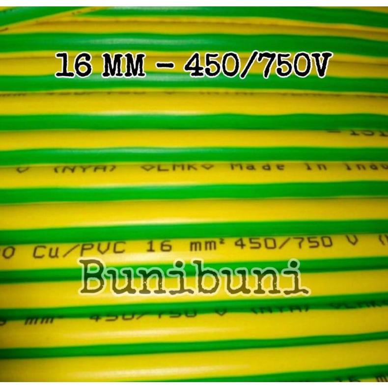 lstrk- Kabel Listrik Serabut NYAF 16MM / Kabel Fleksibel Grounding 16MM 16 MM - METERAN