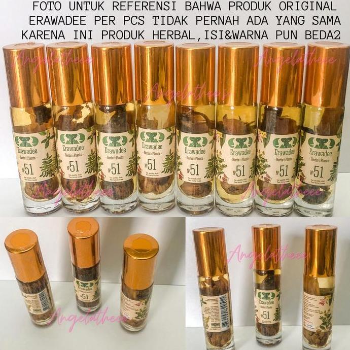 Osso- Minyak Angin Erawadee No. 51 (100% Ori Import Langsung Dari Thailand)