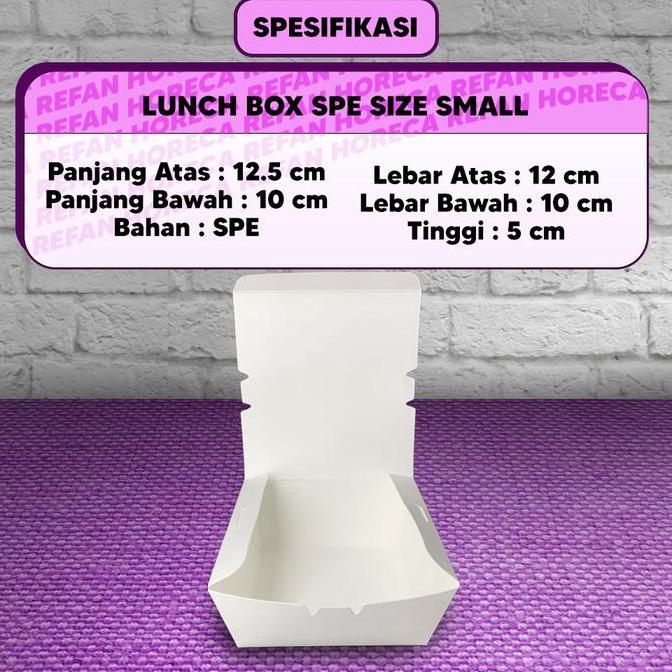 Good- LUNCH BOX UKURAN S - PAPER BOX SIZE S - KOTAK MAKAN KERTAS PREMIUM